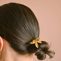 Élastique à cheveux Fleur d'or