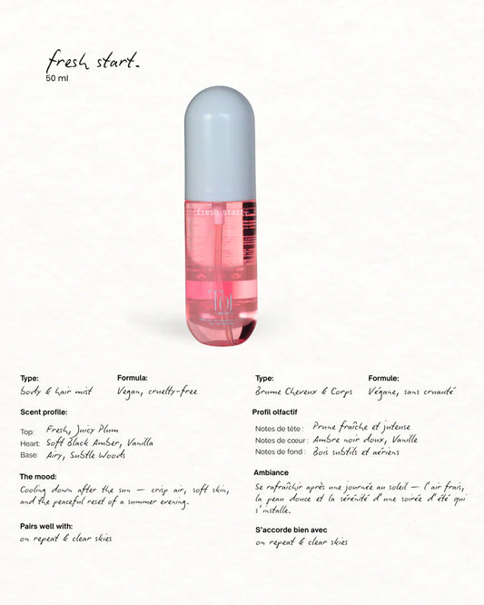 Brume Cheveux & Corps - Fresh start 50 ml
