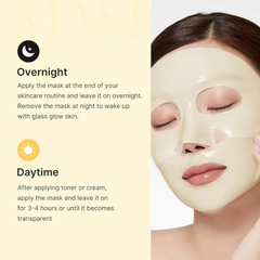 Masque de nuit éclaircissant au curcuma et à l'acide kojique