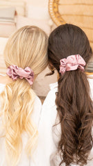 MAUVE - Chouchou en soie de mûrier