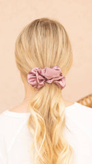 MAUVE - Chouchou en soie de mûrier