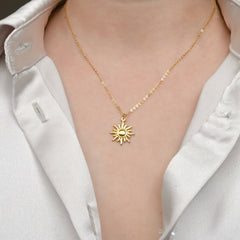 Collier Sun : Or