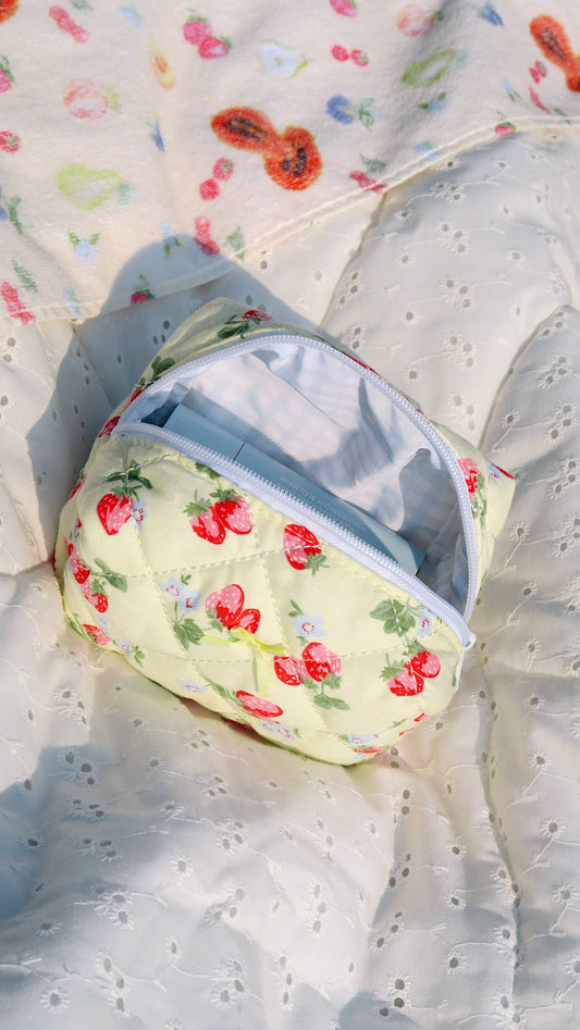 Trousse de maquillage - FRAISE JAUNE