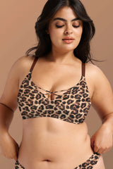Soutien-gorge en V No-Show - Léopard