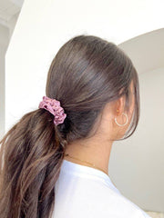 MAUVE - Petit chouchou en soie