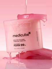 MEDICUBE PDRN Pink Collagen Toning Gel Toner Pad