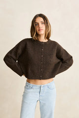 Cardigan Estelle - Brun