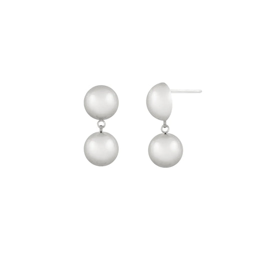 Boucles d'oreilles - C'est la vie  ( Argent )