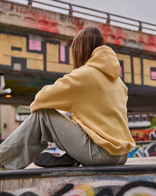 Chandail à capuchon-Shanie Jaune