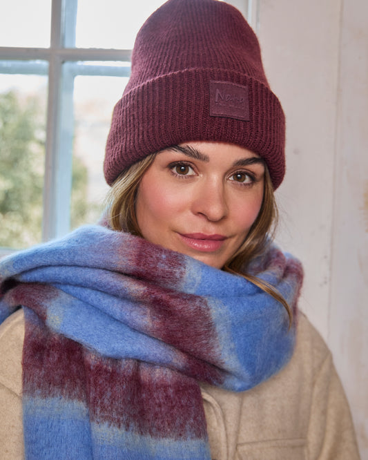 Tuque en tricot - Bourgogne