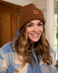 Tuque en tricot - Brune