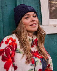 Tuque en tricot -Marine