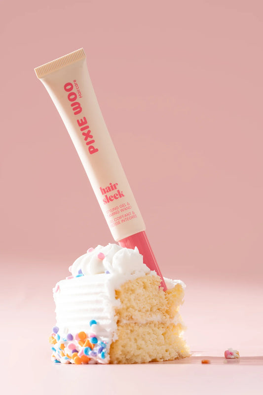 Gel coiffant et baguette d’apprivoisement - Gâteau vanille