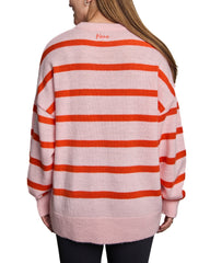 Chandail Evelyn - Ligne Orange et Rose