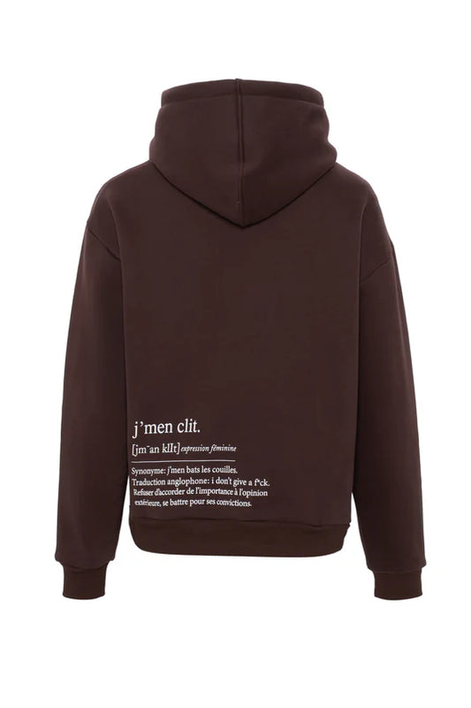 Hoodie J'men Clit Brun