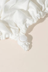 Bonnet de satin - Rose