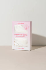 Bonnet de satin - Rose