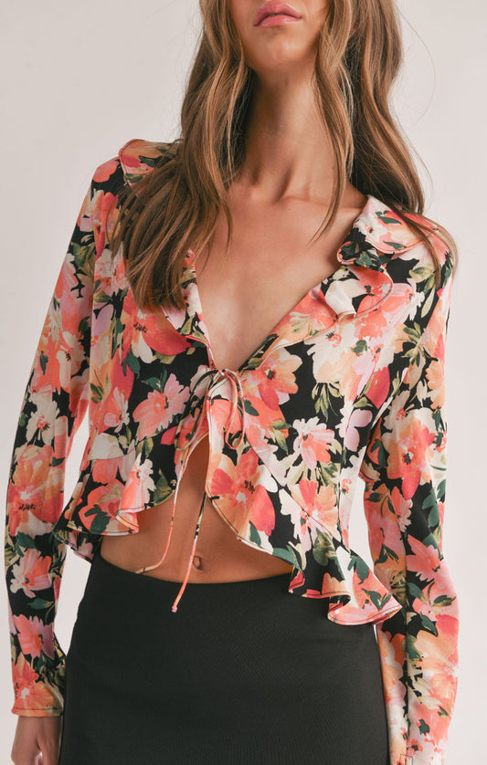 Blouse Beauty flowers