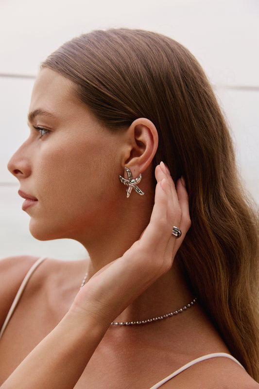 Boucles d'oreilles - Voyage Argent