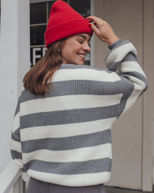 Tuque en tricot - Rouge