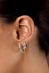 Boucles d'oreilles Icon mini- Argent