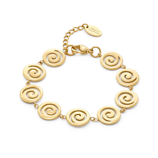 Bracelet Swirl- Or