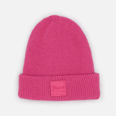 Tuque en tricot - Super rose