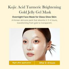 Masque de nuit éclaircissant au curcuma et à l'acide kojique