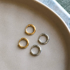Boucles d'oreilles Mini Hoops en acier inoxydable: Or