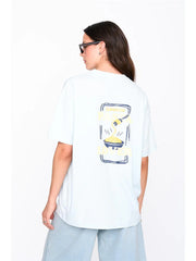 T-Shirt Pasta lover - Bleu