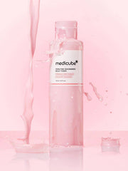 Medicube PDRN Tonique lacté rose à la niacinamide