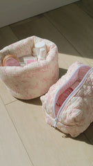 GRAND ORGANISATEUR - TOILE ROSE