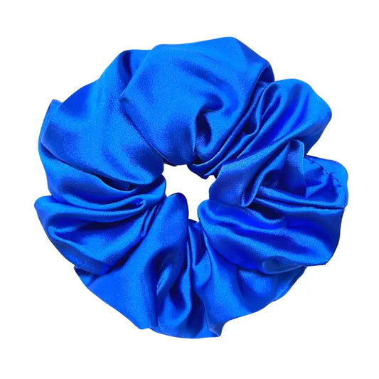 COBALT - Chouchou en soie Mulberry