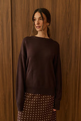 Tricot Tess - Brun