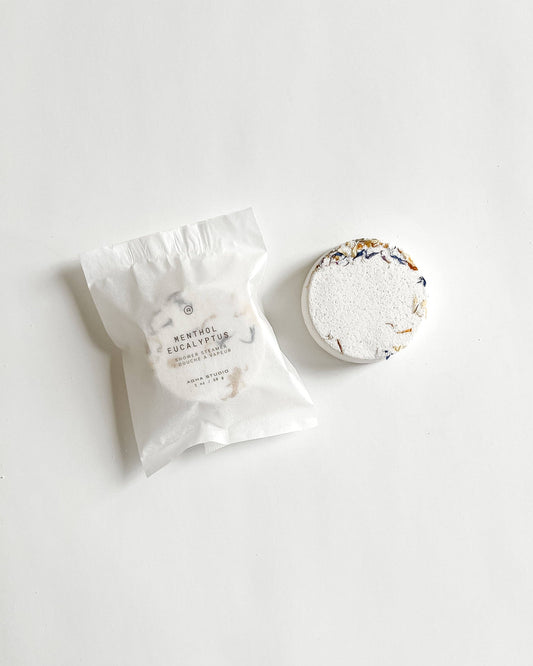 Douche à vapeur au menthol et à l'eucalyptus