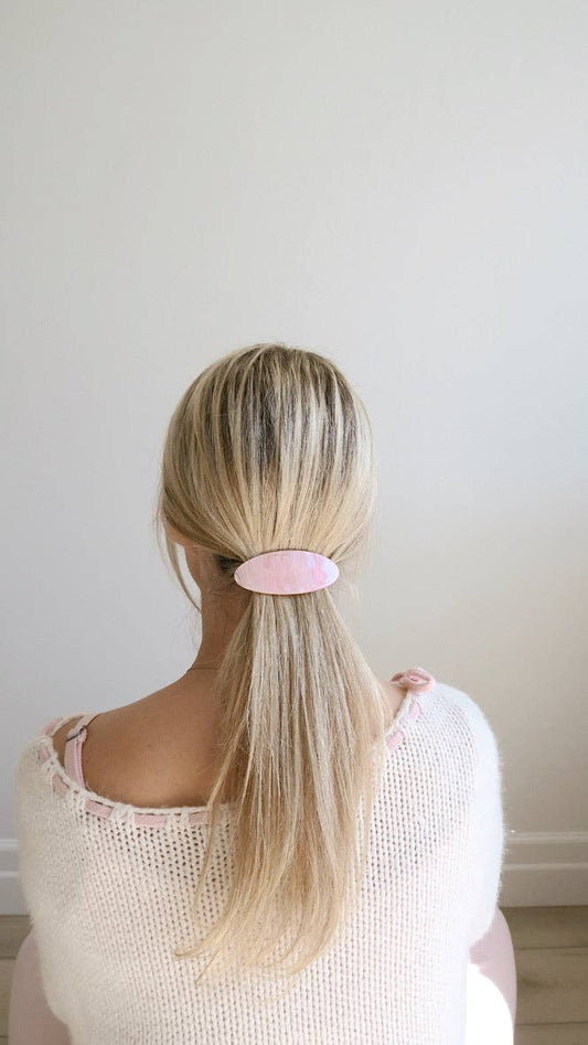 FRENCH BARRETTE - PINK CRUSH