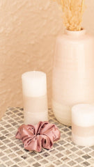 MAUVE - Chouchou en soie de mûrier