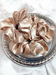 CHAMPAGNE - Chouchou en soie Mulberry