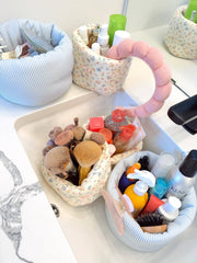 PETIT ORGANISATEUR - FLORAL CÔTELÉ