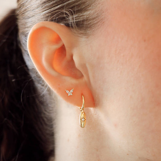 Boucles d'oreilles ovales Elavyo