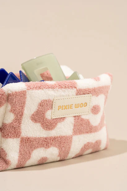 Trousse Fleuri - Rose