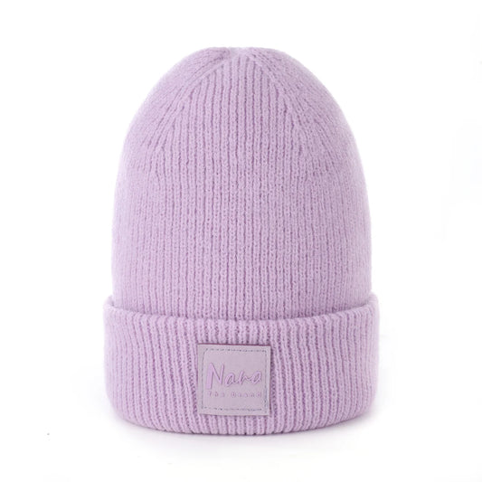 Tuque en tricot - Lavande