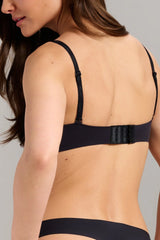 Soutien-gorge à bonnets coussinés No-Show - Noir