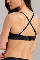 Soutien-gorge à bonnets coussinés No-Show - Noir