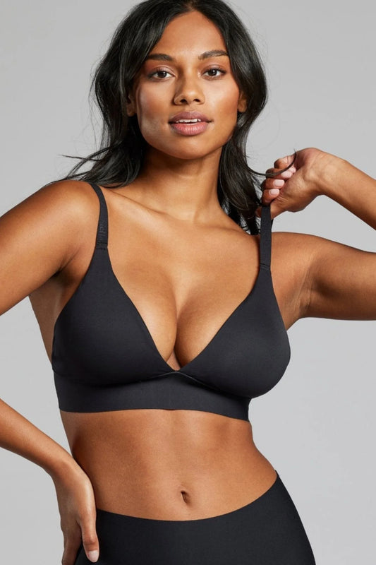 Bralette triangle No-show - Noir