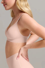 Soutien-gorge triangle sans couture No-Show - Rose