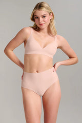 Soutien-gorge triangle sans couture No-Show - Rose