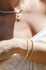 BRACELET DE PERLES AZUR