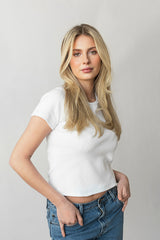 T-shirt Zoe blanc