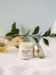 Chandelle de soya - Green tea & pear.